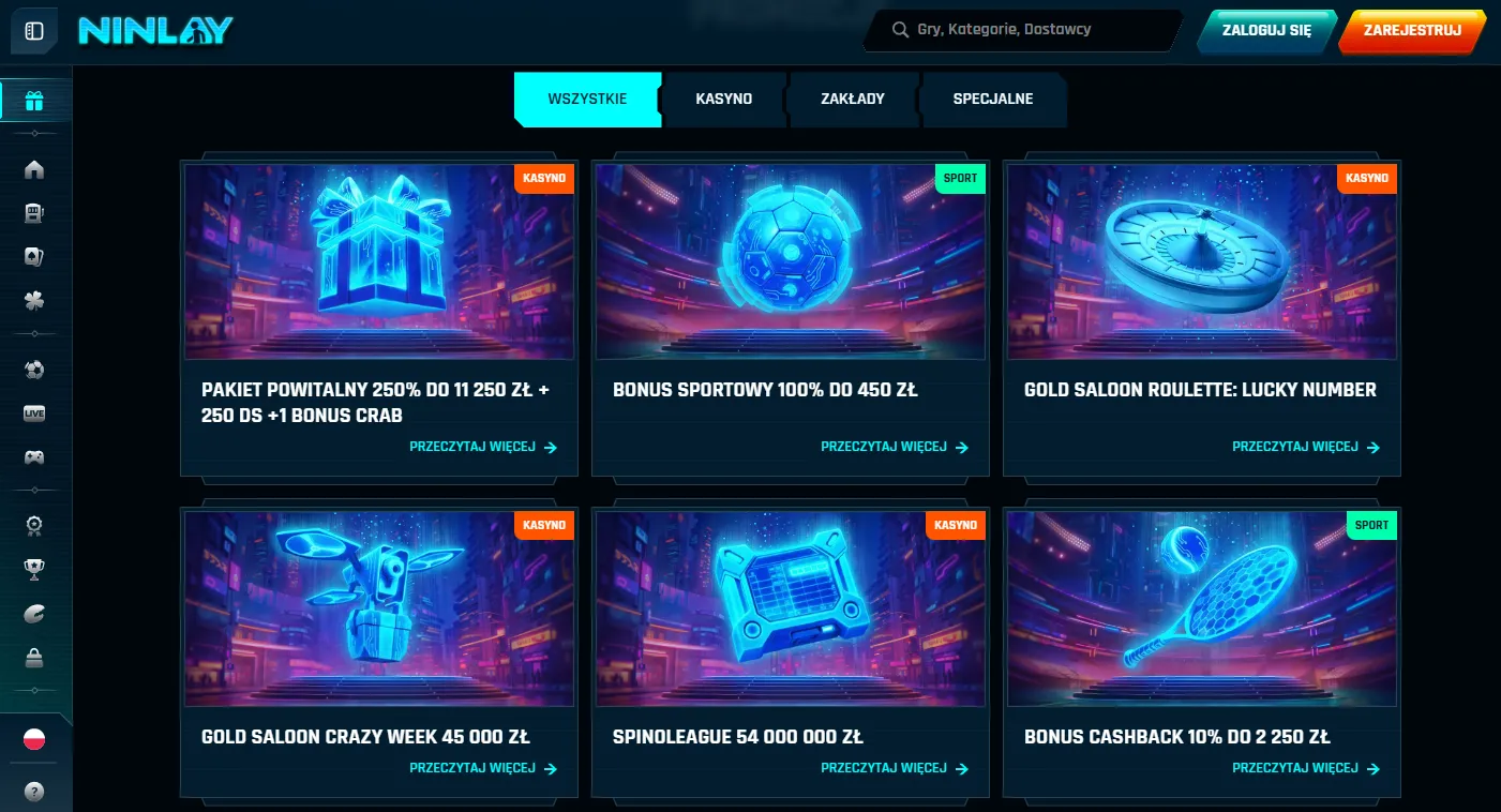 Bonusy powitalne — co oferują nowe kasyna online bonus za rejestrację